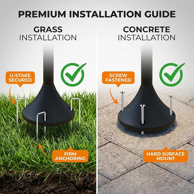 PEATOP 73” Solar Lamp Post Light, 3-Head Outdoor Solar Post Lights for Yard, Garden, Pathway, Aluminum Waterproof Dusk to Dawn Floor Lamp with Replaceable Bulbs, 6000K White Light