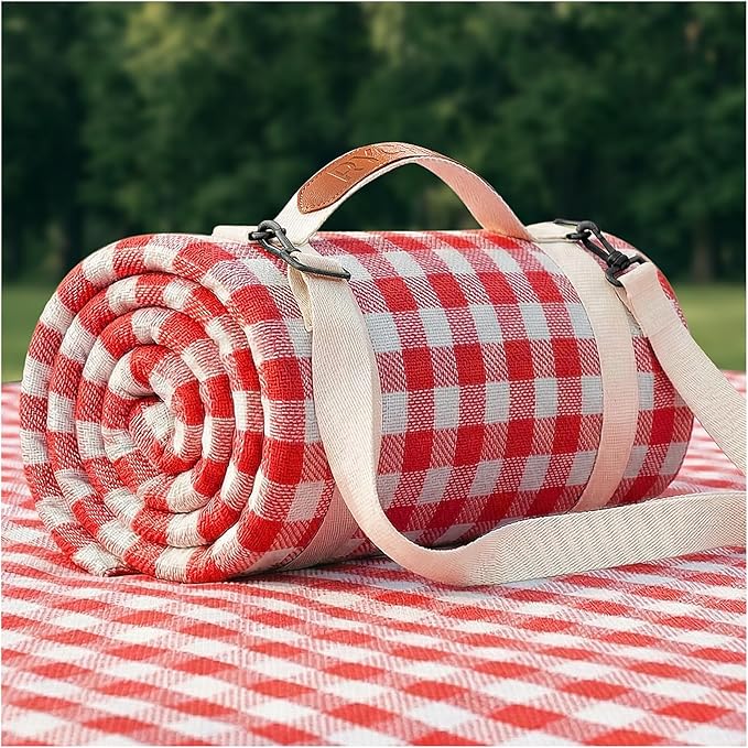 Waterproof Picnic Blanket Outdoor Girlfriend Gf Gifts for Women Sweetest Day Boyfriend 1 One Year Anniversary Meaningful Cute Romantic Xmas First Valentines Men Him Bf