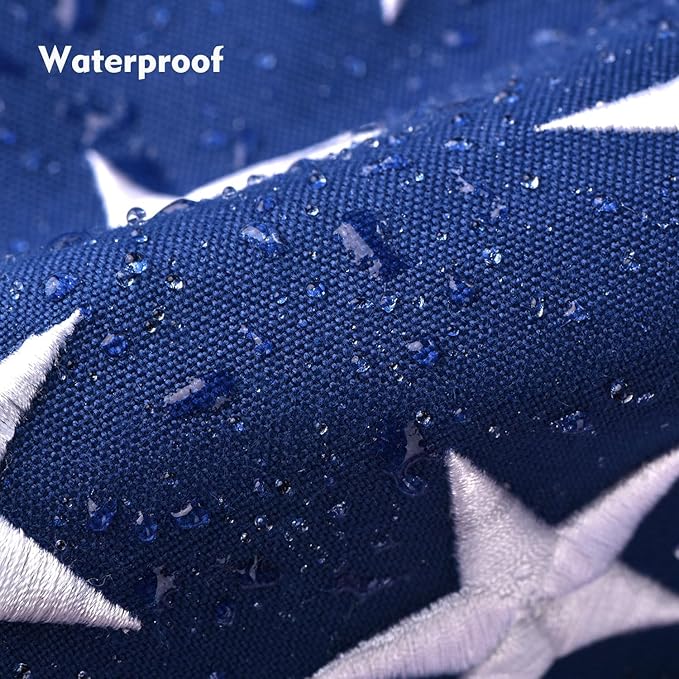 American Flag for Outside 4x6 FT, Deluxe Heavy Duty Spun Polyster, TearProof and Waterproof Super Tough Series, All Weather High Wind USA US Flag with Embroidered Stars, Sewn Stripes, Brass Grommets