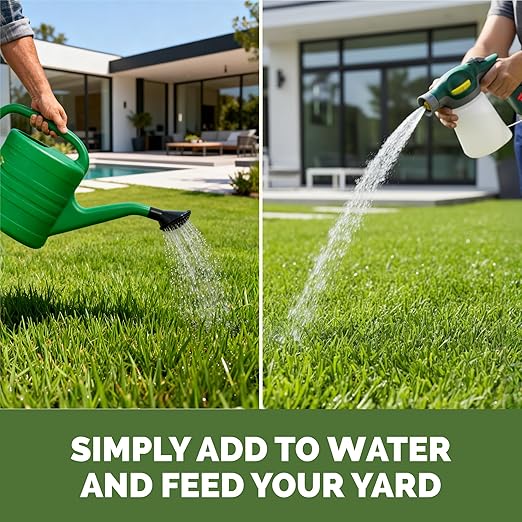 Yard Fertilizer – Liquid Lawn & Grass Fertilizer for Green, Healthy Turf, 32 oz
