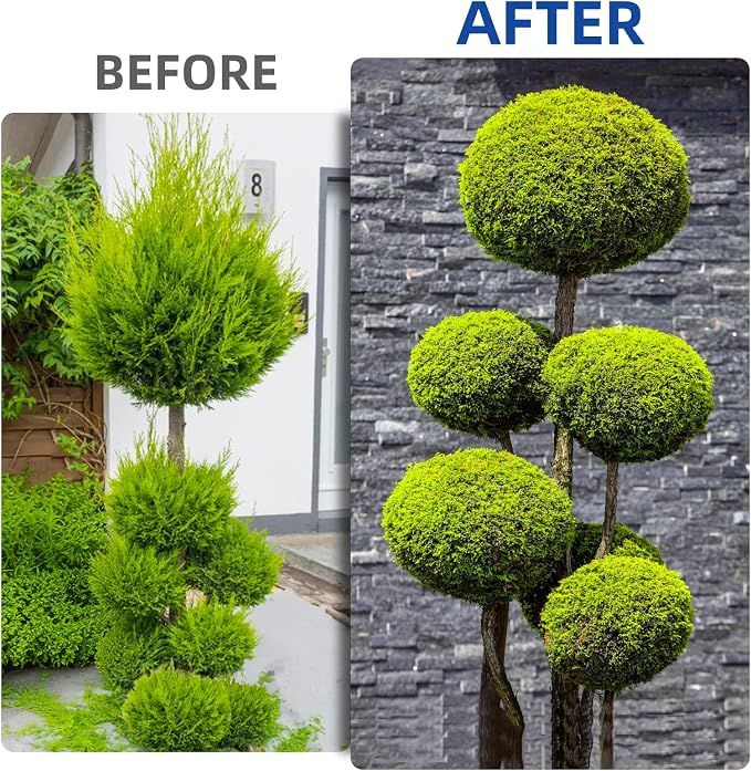 Hedge Clippers Heavy Duty Hedge Shears, Hedge Clippers for Gardening Pruning Shaping Shrubs and Decorative Plants Garden Hedge Shears for Effortless Trimming