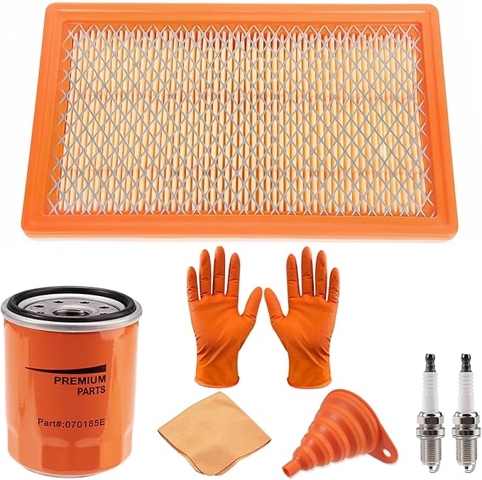 0E9371AS Air Filter Maintenance Kit -Compatible with (2013 +) Generator V-Twin/8kW/11kW Evolution Series - Generator Oil Change Replacement Parts Maintenance Service Filter Kit