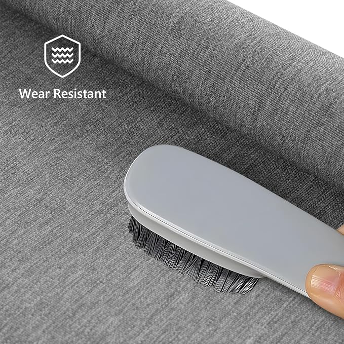 Waterproof Canvas Fabric by The Yard, 58inch 600D Upholstery Fabric Polyester Material Outdoor Water Resistant Material for Sewing Chair Patio Cushion Bag Sofa Seat Repair, 5 Yard Flaxen Grey