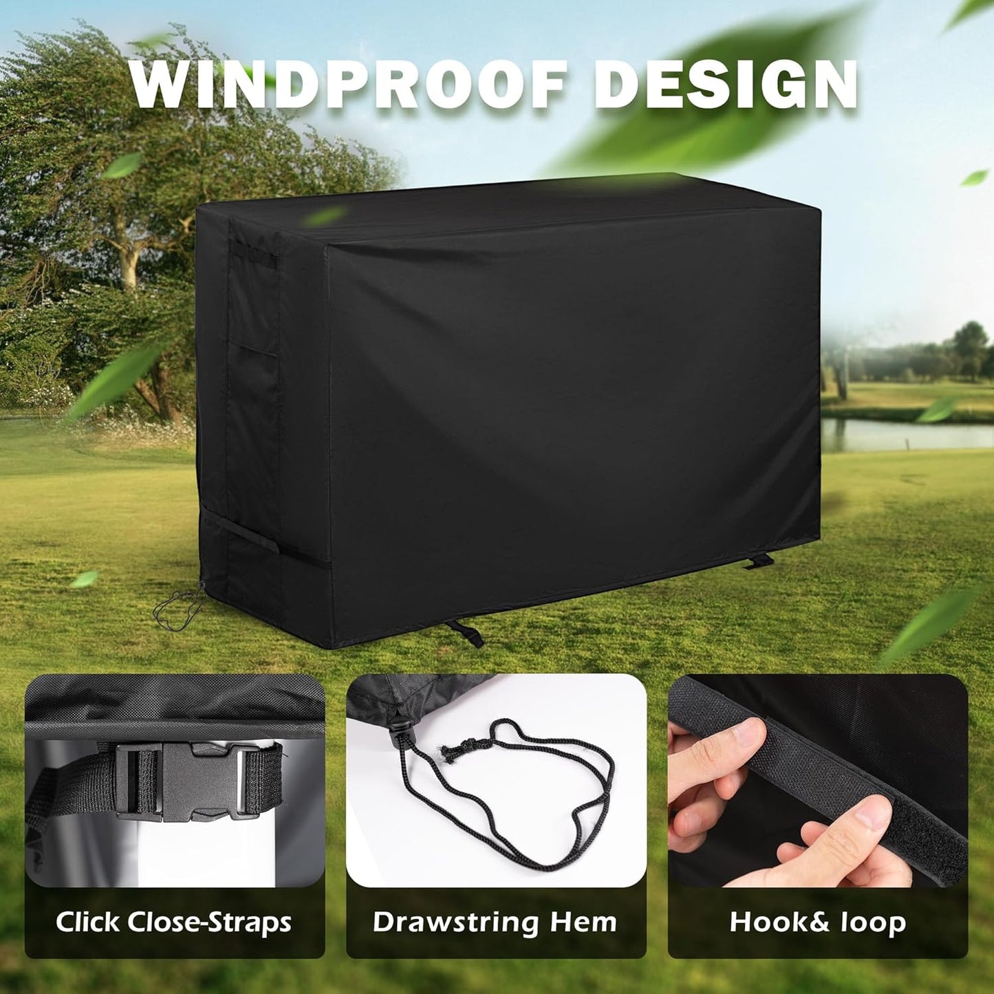 Pizza Oven Table Cover for Leteuke Pizza Oven Table Grill Cart, Outdoor Pizza Oven Stand Cover for Leteuke BBQ Prep Tables Station