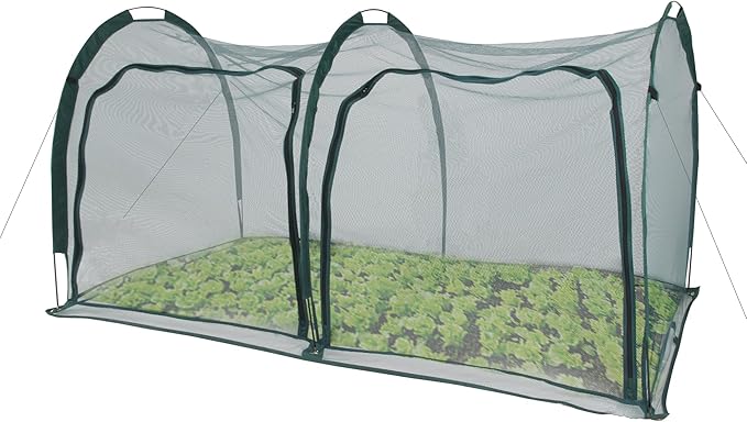 Flexible Net Grow Tunnel - Garden Greenhouse Mesh Covers Growhouse Cloche for Protecting Fruit Vegetables Plants Cultivation from Animals(2M)
