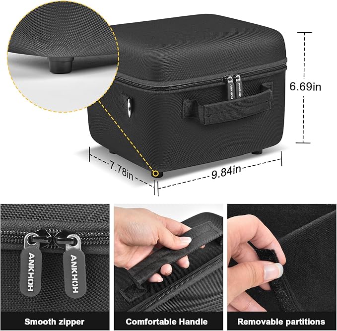 ANKHOH Case for Anker SOLIX C300 Portable Power Station, Battery Solar Generator Storage Holder for Charging Cable and Accessories?Box Only (for Anker SOLIX C300)