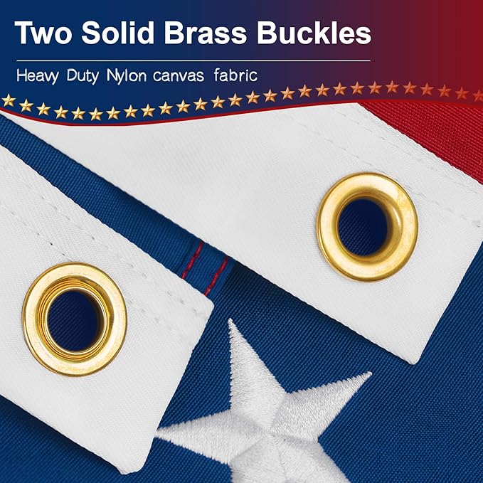 2.5x4 American Flag Outdoor Heavy Duty,2.5by 4American Flag,2.5' x 4' AmericaFlag,America Flags For Outside 2.5x4,Embroidered USAFlag 2.5x 4,Long Lasting Best High Wind all Weather USFlags