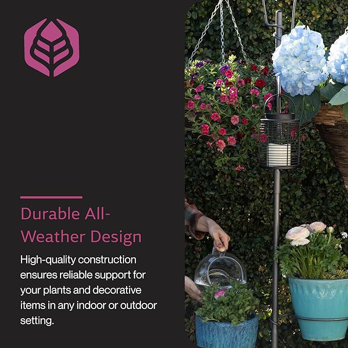 Yard Butler Yard Tree Pot Holder Ring, IYT-RING7 Garden Accessory for Outdoor Hanging - Steel Construction - Easy Installation - Functional & Decorative