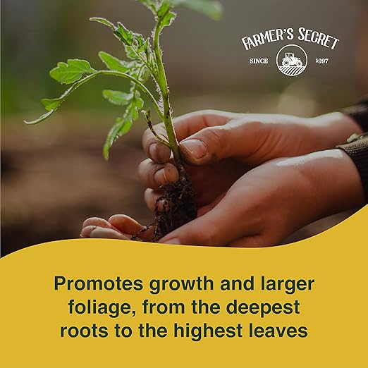 Farmer’s Secret Plant Booster (32oz) - Super Concentrated - High Phosphorus Formula for Early Stage Plants - Promotes Root Growth