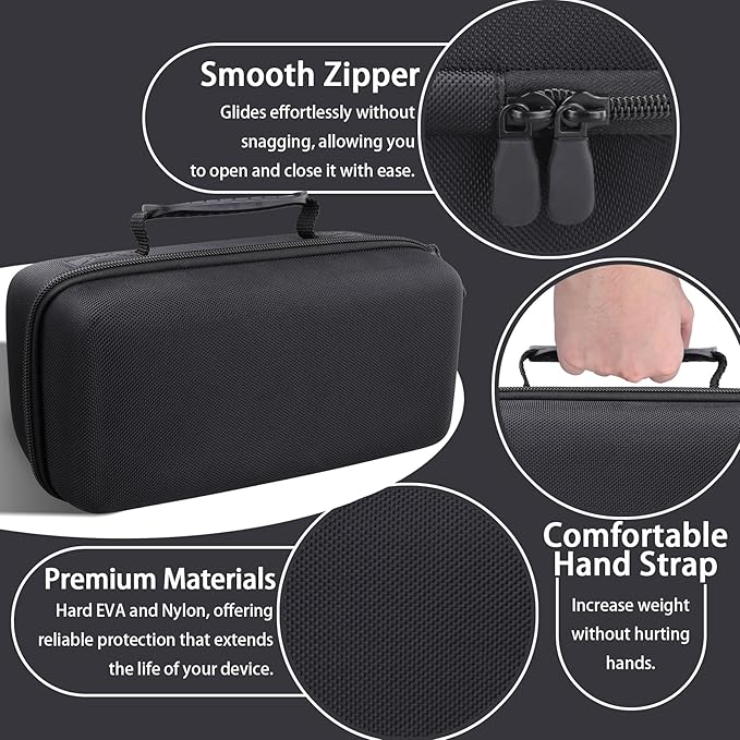 co2CREA Hard Travel Case Compatible with Anker SOLIX C200 DC Power Bank Station, Outdoor 192Wh 60,000mAh Portable Power Station, 200W Solar Generator
