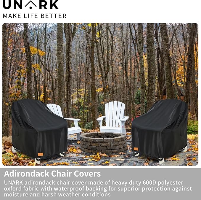 Outdoor Swivel Chair Covers Waterproof 1 Pack, Outdoor Chair Covers Patio Furniture Cover for Deck Patio Swivel Chair Heavy Duty, 28 W x 32 D x 36 H inches,Black