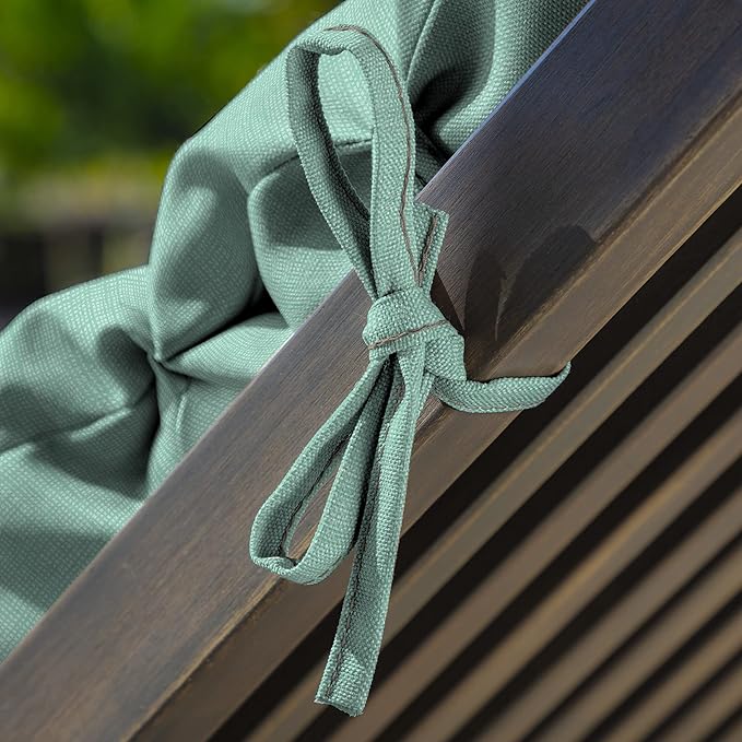 ARDEN Outdoor Chaise Cushion, 22 x 77, Rain-Proof, Fade Resistant Aqua Leala