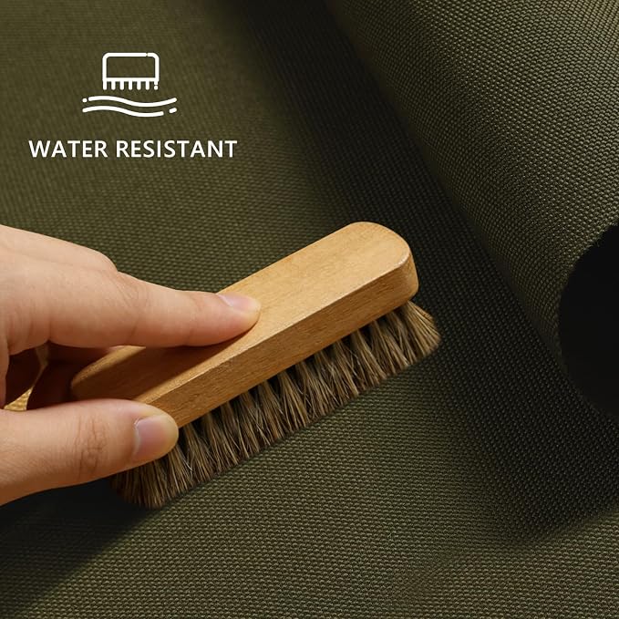 Waterproof Canvas Fabric by The Yard 58inch 600D Upholstery Material Polyester Fabric Outdoor Water Resistant Fabric for Sewing Chair Patio Cushion Purse Bag Interior, 10 Yard Army Green