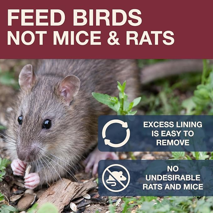 SWISSINNO Bird Feeders - No Mess Fat Ball/Suet Feeder for Outdoors Hanging - Smart Birds Lucerne Spill Proof Wild Cardinal Bird Feeder with Integrated Seed Catcher Tray - Burgundy