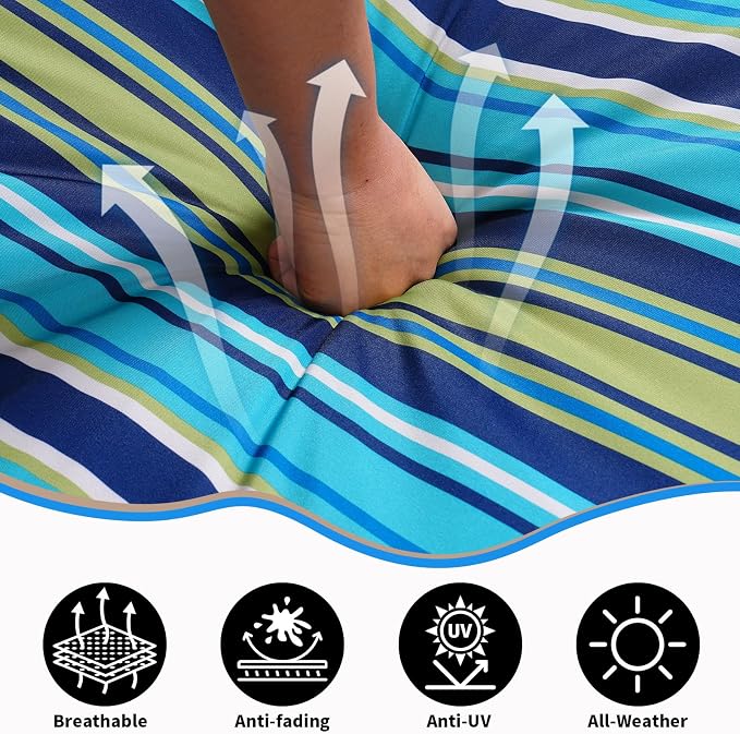14 Piece Outdoor Patio Cushion Covers Replacement Waterproof with Zipper for 6-Seater Sectional Couch Chair Patio Furniture Conversation Sofa Seat Cushions Slipcovers Set, Only Cover