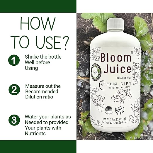 Elm Dirt's Bloom Juice for All Flowering Plants (1 Bottle)