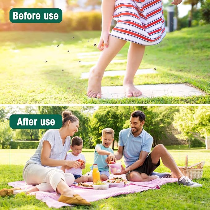 240 pcs Mosquito Repellent Outdoor Patio Sticks, Citronella Repellent Incense Sticks, Natural Essential Oil Incense, Repel Mosquito for Indoor, Patio, Camping, Fishing