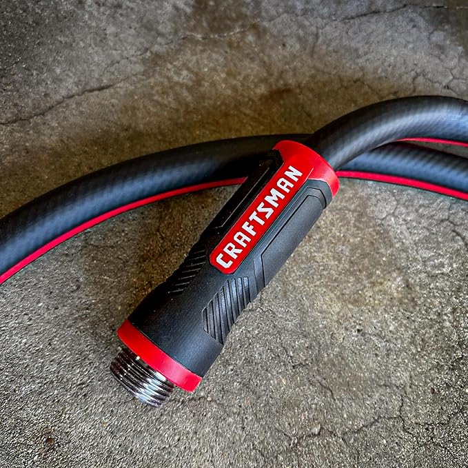 Craftsman Heavy Duty Professional Grade Garden Hose,50 Feet x 5/8 Inch,(Pack of 4)
