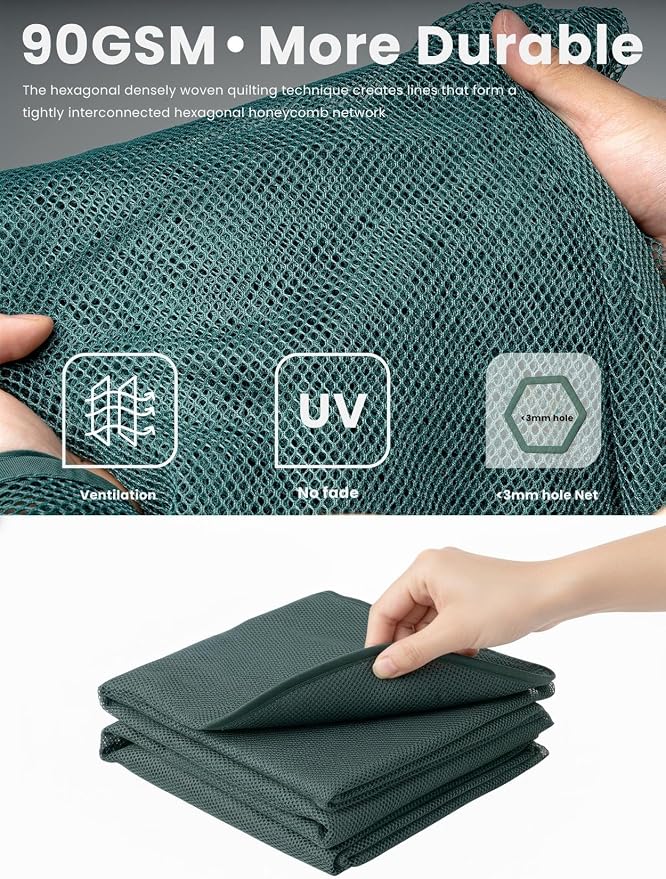 122''x73''x73''Plant Crop Cage Netting Cover Replacement (Not Included Frame)