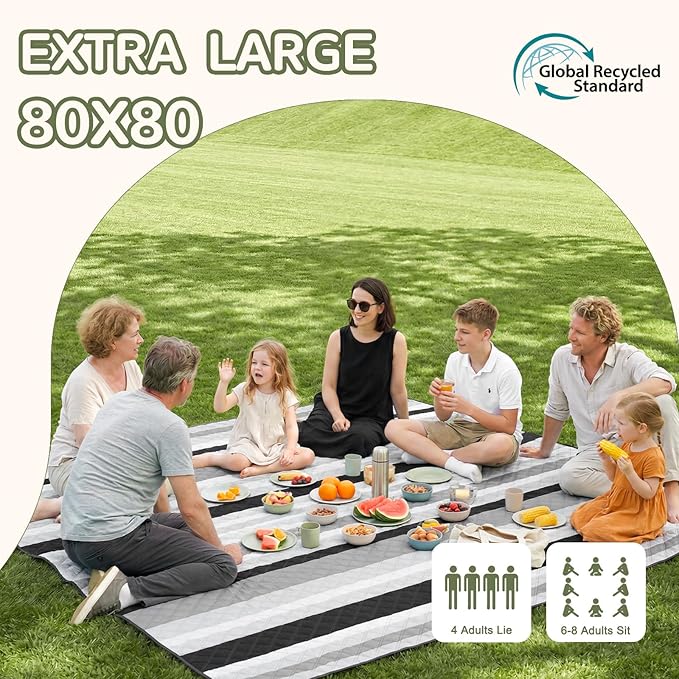 Genovega Waterproof Beach Blanket Picnic Outdoor Mat Rug Parents Papa Stepdad Pappy Poppy Pawpaw Grandpa Who Want Nothing Everything Bride in Law Daughter Son Father Happy Birthday Ideal