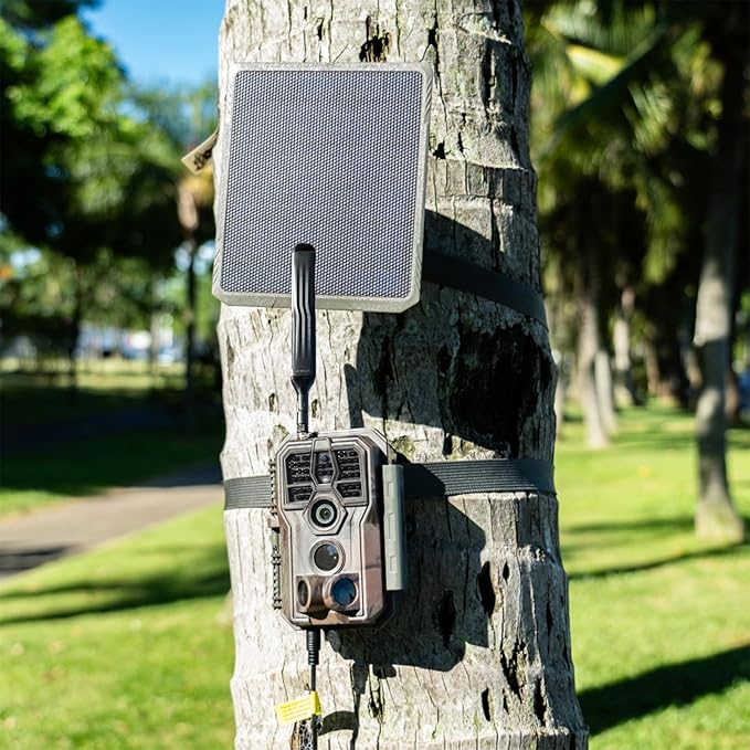 GardePro SP300 Solar Panel for Trail Cameras, 3.5W Solar Charger for E6 2.0 Pro, E8 2.0 Pro, R3 Pro, X60 Pro Max, X66 Pro & More