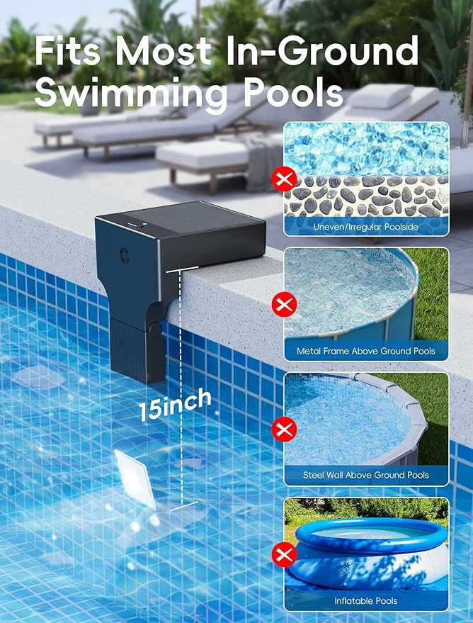 Solar Pool Lights Only for Inground Pool, 10-Color RGB 4-Mode LED Underwater Submersible Poolside Light with Auto Dusk Sensor, Waterproof Design, Remote & Timer Off, 1 Pack