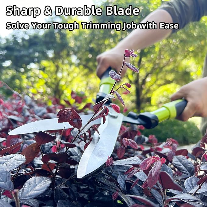 YRTSH Loppers Hedge Clippers Garden Shears, 3PCS Yard Tools Combo Set Tree, Shrub & Bush Care Kit for Lawn Garden, Branch Cutter with Compound Action Tree Trimmer & Trimming Borders
