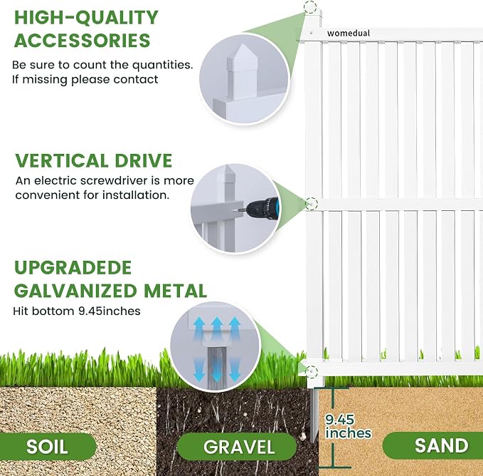Air Conditioner Fence 2 Panels, 36" W x 45" H Outdoor Trash Can Fence, Easy Assembly Decorative Privacy Screen for AC Units & Pool Equipment