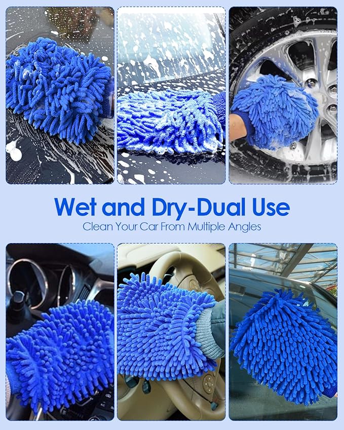 Jet Nozzle for Garden Hose 2-in-1 Jet Nozzle High Pressure Hose Nozzle with 2 Different Nozzles and Hose Quick Connectors for Car Pet Garden Cleaning