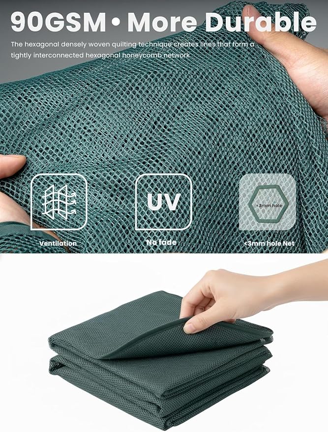 98''x49''x72''Plant Crop Cage Netting Cover Replacement (Not Included Frame)