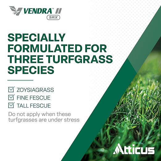 Atticus Vendra II SRX Herbicide (4 oz) - 24.5% Fluazifop – Grass Weed Killer Selective Control Bermudagrass, Barnyardgrass, Crabgrass, Foxtail, Goosegrass and More in Lawn and Landscapes