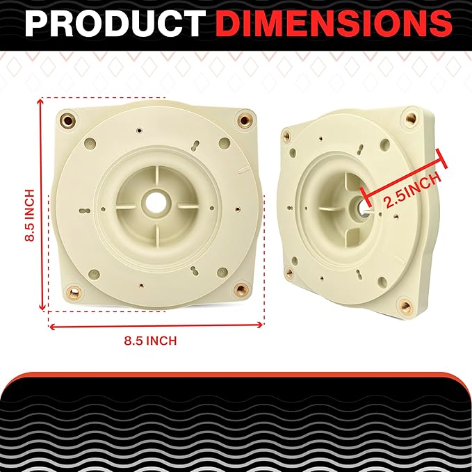 Swimables 356012 Seal Plate Replacement Compatible with SuperFlo Pool Pump & SuperFlo VS/VST, Pinnacle High Flow, Sta-Rite SuperMax Pentair Pool Pump | Stops Water Leaks & Extends Pump Life