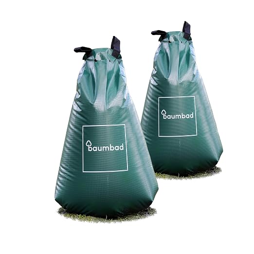 1 Premium Watering Bag 20 Gallons PVC UV Resistant Slow Release Watering Tree Bag in Green Visit The baumbad Store (2, 20 Gallons)