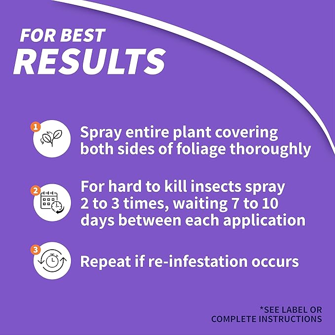 Bonide Systemic Insect Control, 16 oz Concentrate Long Lasting Insecticide for Outdoor Gardening, Makes 16 Gallons