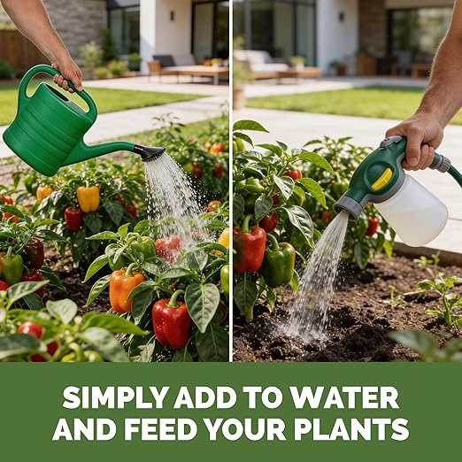 Pepper Fertilizer – Liquid Plant Food for Bigger Harvests, Better Flowering & Stronger Root Development, 32 oz