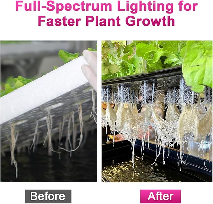 Waterproof Plant Light, 450W Outdoor Grow Lights, Full Spectrum LED Grow Light, Height Adjustable, Silent, Heat Dissipation, for Indoor Outdoor Plant Seedling Growing Blooming Fruiting