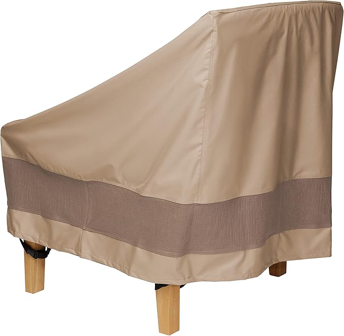 DUCKCOVERS Elegant Waterproof 34 Inch W Patio Chair Cover, Outdoor Chair Covers