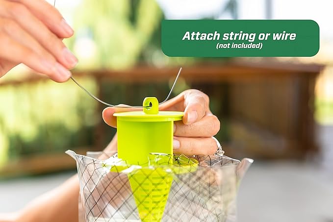 RESCUE! Big Bag Fly Trap – Disposable, Outdoor Use - 4 Traps