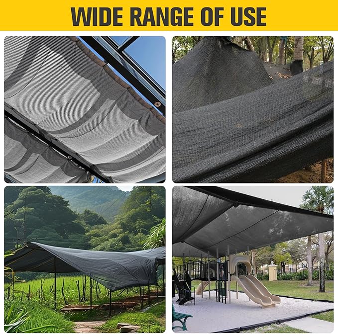 Pool Leaf Net Cover18 ft Round, Fine Mesh Leaf Net for Above Ground Pool, Winter Pool Cover18ft Round Above Ground, Cover Size: 18-Feet Dia (Includes 3-feet Overlap) (Black -Round, 18FT)