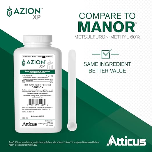 Atticus Azion XP MSM Turf Herbicide (8oz) Selective Weed and Brush Killer