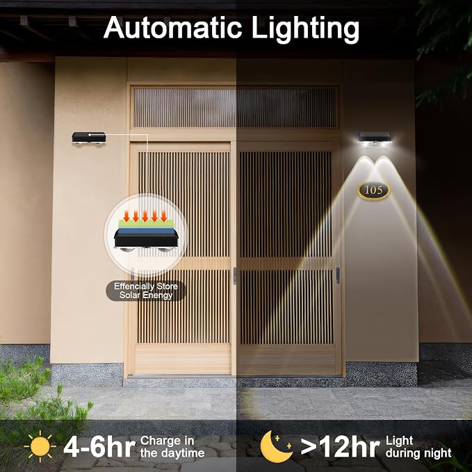 Solar Fence Lights Outdoor 12 Pack, Warm White & Cool White & 6 Colored+RGB Color Changing, High Brightness LED Spot Lens Deck Lights Dusk to Dawn for Backyard Railing Patio Wall, IP65 Waterproof