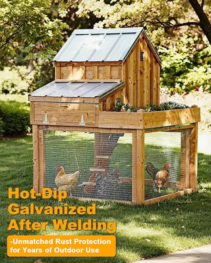 48in x 100ft Hardware About 1/2 inch Hot-Dip Galvanized Welded Chicken Wire Fencing - 23 Standard Steel Wire Mesh for Garden, Chicken Coop, Rabbit Cage, Rodent Poultry Enclosures & Predator Protection