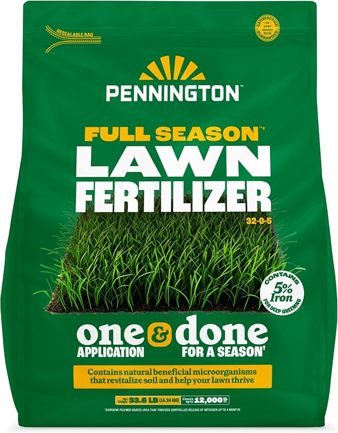 Pennington Full Season Lawn FERT 12M 32-0-5 RF 35/33.6LB