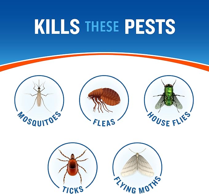 Cutter Backyard Bug Control Outdoor Fogger (12 Pack) & Spray Concentrate (2 Pack) Mosquito, Flea & Ant Killer