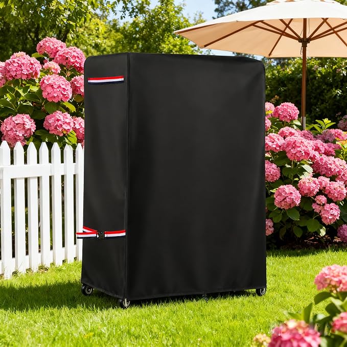 Outdoor TV Cover 64 Inch Weatherproof for 65-70 Inch TV,With Zipper 600D Heavy-Duty Waterproof Outdoor TV Stand Covers,Patio TV Protector Covers for Portable TV Stand On Wheels