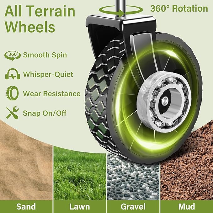 Wagons Carts Foldable, 500LBS Heavy Duty Collapsible Wagon with Wheels, Portable Foldable Wagon with Brake, for Grocery Shopping Camping Beach Garden Storage， Adjustable Handle & Large Capacity