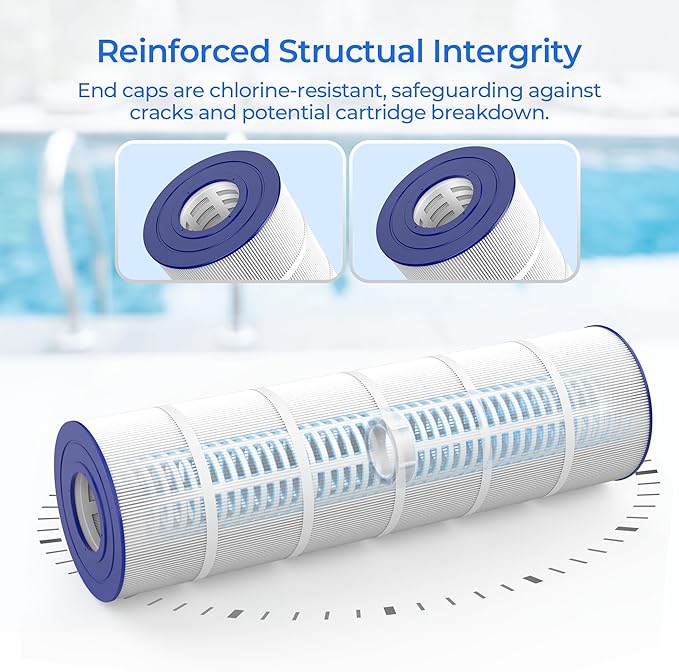 CX880XRE Pool Filter Cartridge, Compatible with Hayward SwimClear C4000, C4020, C4025, C4030, Hayward C880E, CX880XREPAK4, Pleatco PA106, PA106-PAK4, Unicel C-7488, 4 Pack