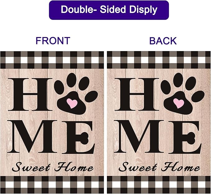 Dogs Theme 12PCS seasonal garden flags Double Sided 12 x 18 Inch Yard Flags, Small Garden Flags for Outside，Spring Summer 4th of July Easter Outdoor Flags, Holiday Garden Flags for All Seasons