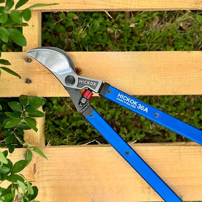 Hickok Heavy Duty Loppers for Tree Trimming – 36" Branch Cutter & Pruning Shears with Long Handle | Lightweight Aluminum Tree Trimmer | Professional-Grade Pruner Made in USA