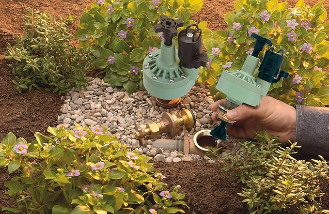 2-Pack Orbit 57030P 1" Automatic Converter Sprinkler Valve with Flow Control